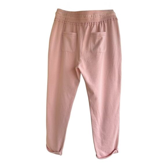Splendid Eco Cotton ruffle detail Jogger Pants – Pink, XL - Picture 2 of 5